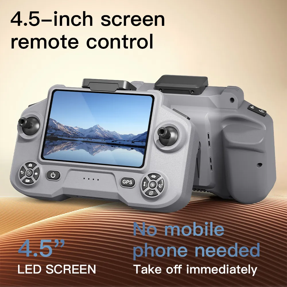 AE20 Max drone with 4.5-inch screen remote control and no phone needed