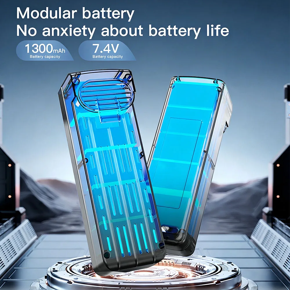 AE20 Max modular drone battery with 1300mAh capacity and 7.4V power