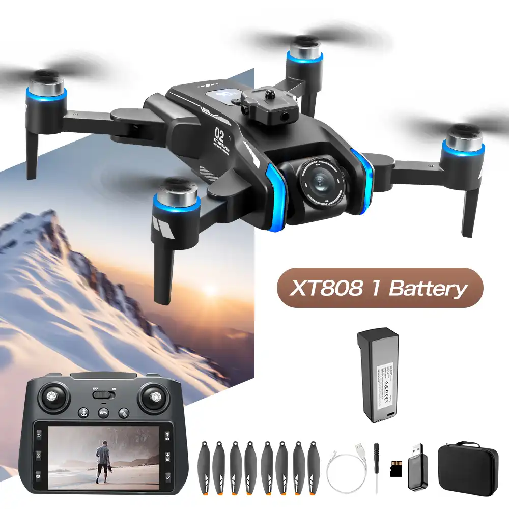 XT808 drone with 1 battery kit