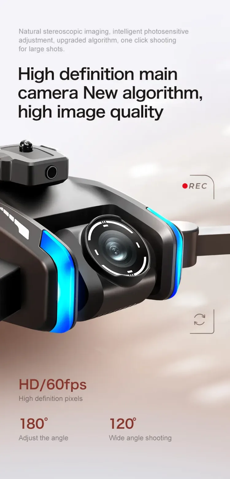 XT808 front camera for aerial imaging