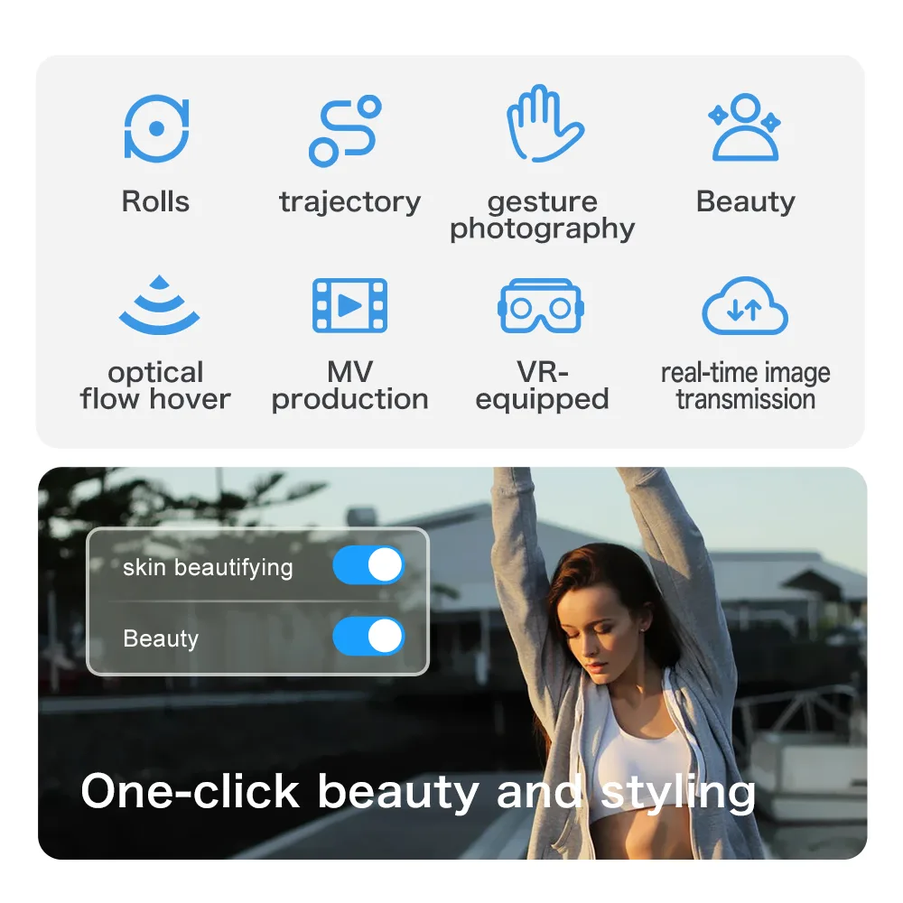 Aeri 100 smart flight functions with app control and gesture photo