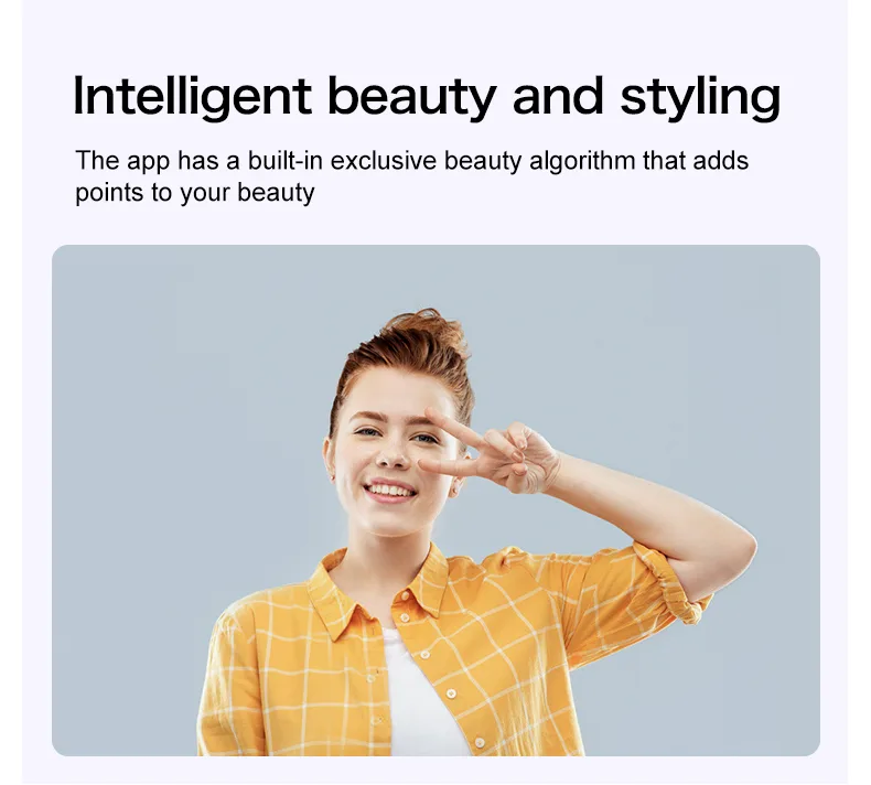 T3 face recognition photo and beauty mode in companion app