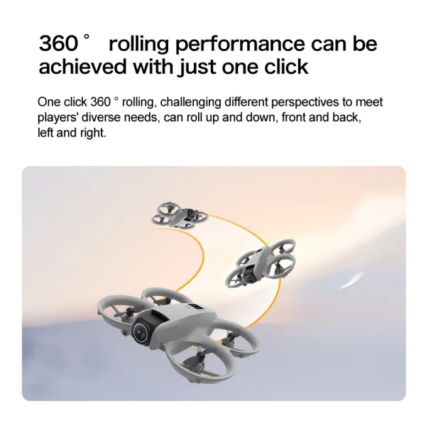 Drone Max mini drone with one-click 360 degree roll