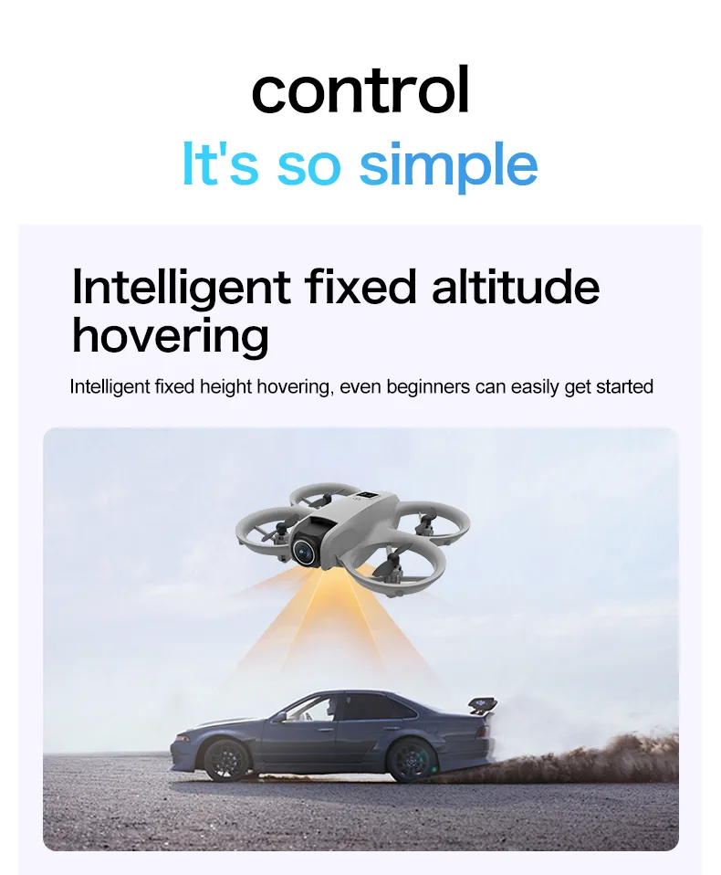 T3 optical flow hover with altitude hold for steady framing