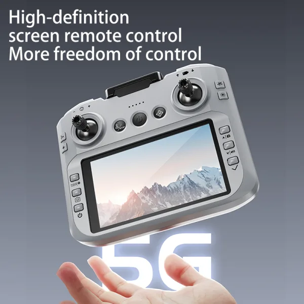 HD screen remote control for mini drone