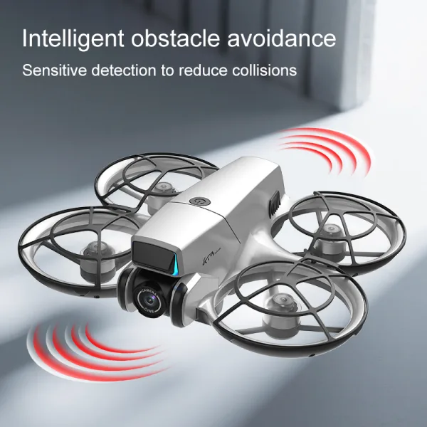 Optical flow mini drone with obstacle avoidance sensing for reduced collision risk during practice