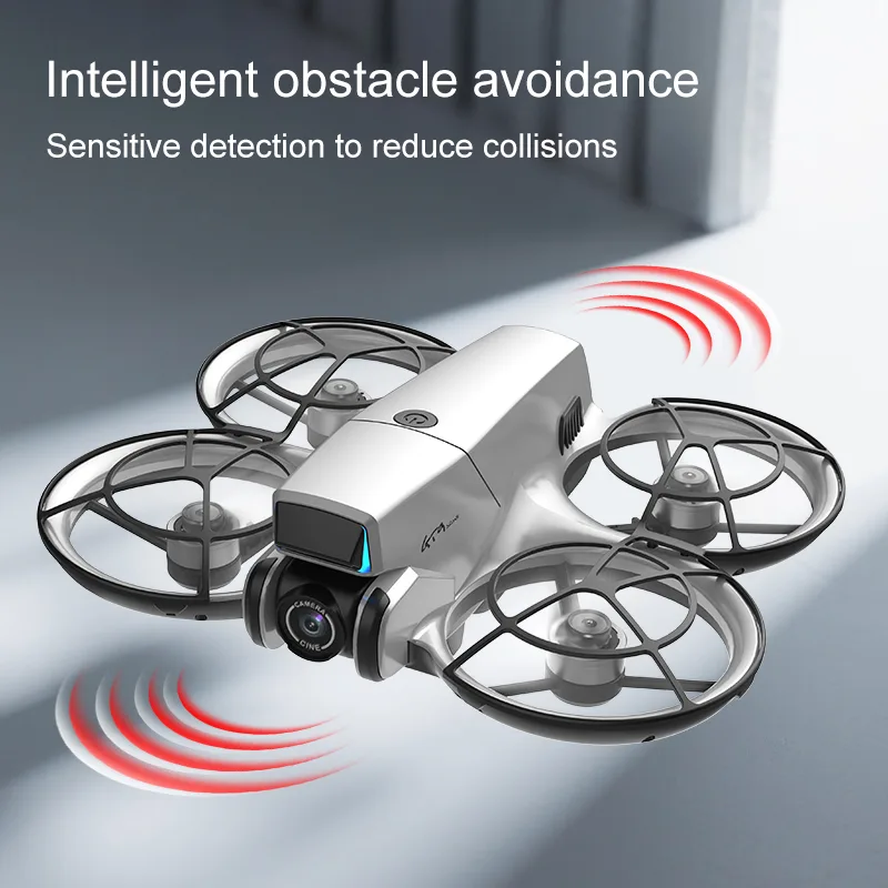 Optical flow mini drone with obstacle avoidance sensing for reduced collision risk during practice