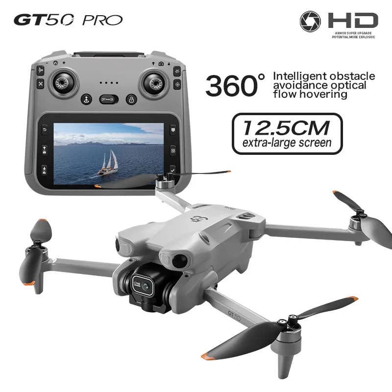 GT50 4K Brushless Camera Drone with 360° Stunt Modes