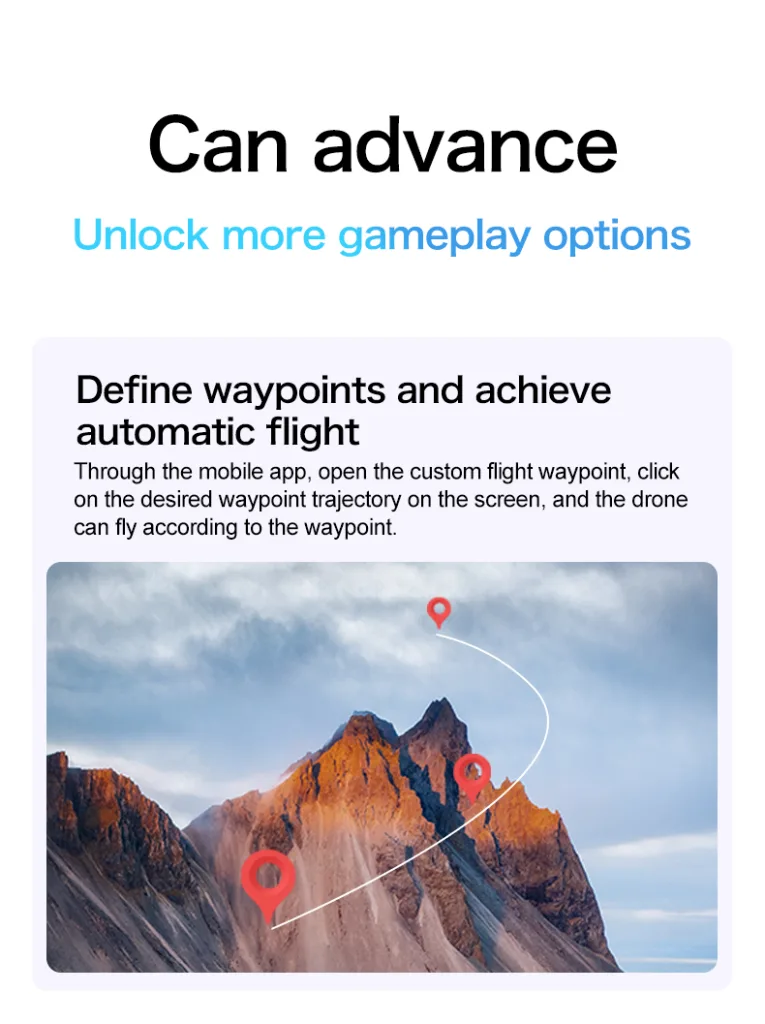 T3 draw-a-path trajectory flight in the companion app
