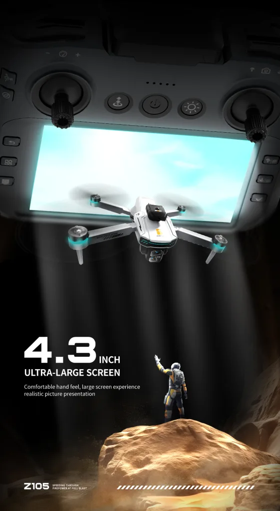 Z105 built-in screen remote display close-up
