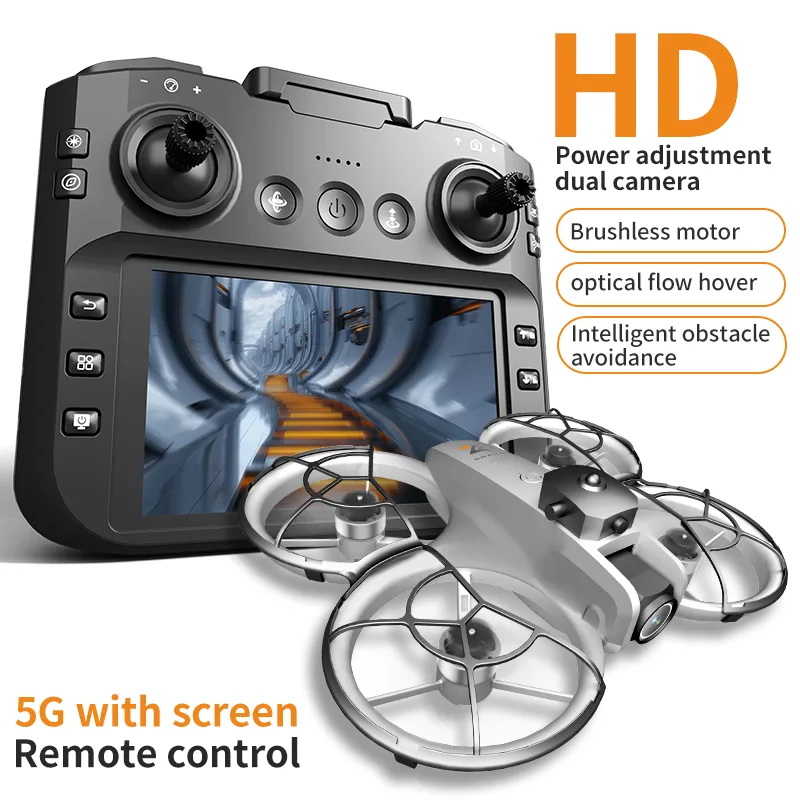 Z4 4.3-inch screen remote controller with live HD dual camera view