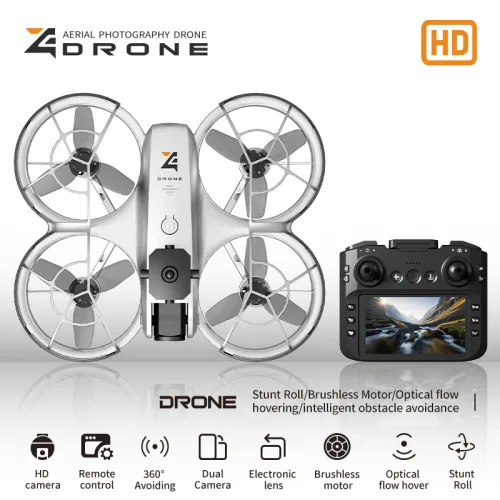 Z4 indoor drone with obstacle avoidance, optical flow hover and brushless motor