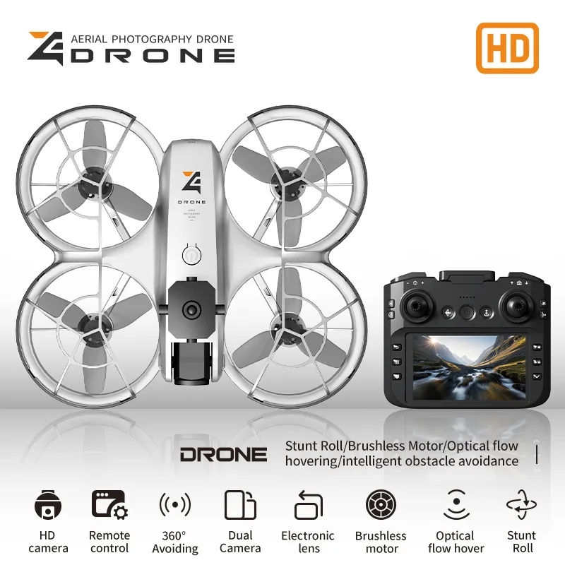 Z4 indoor drone with obstacle avoidance, optical flow hover and brushless motor