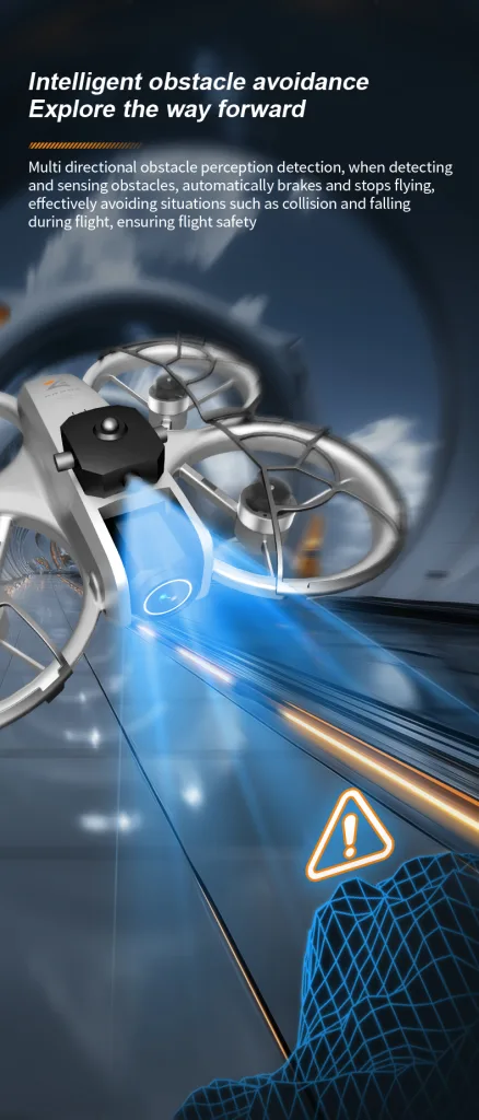 Z4 mini drone with intelligent obstacle avoidance for beginner pilots