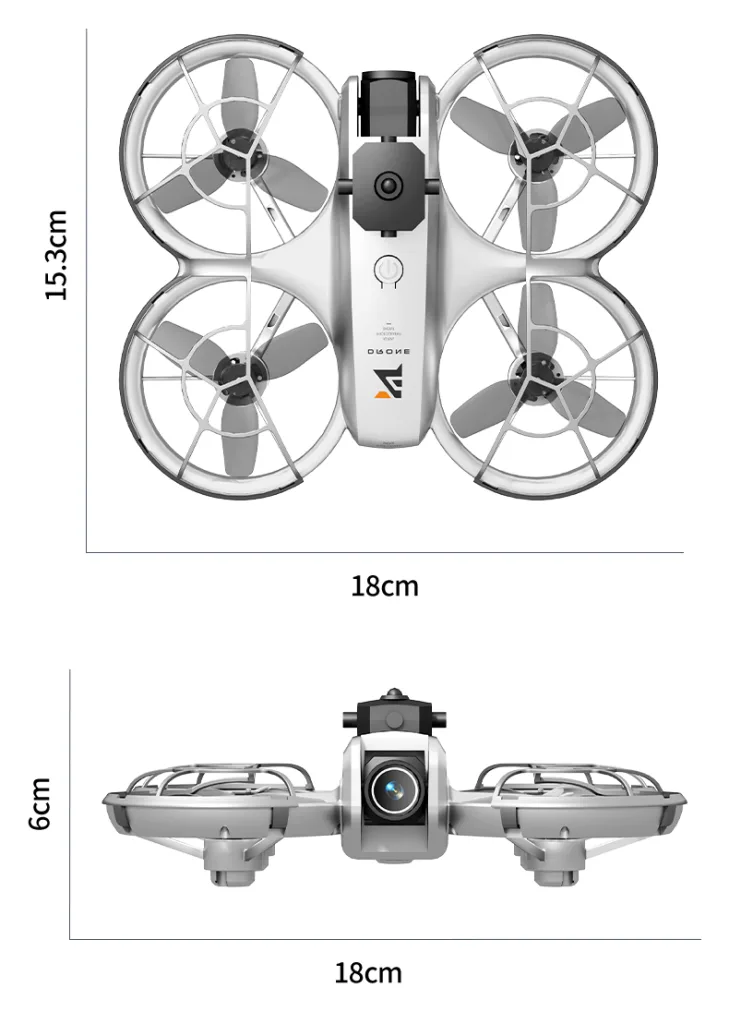 Z4 mini drone 132g ultra-lightweight body with compact dimensions