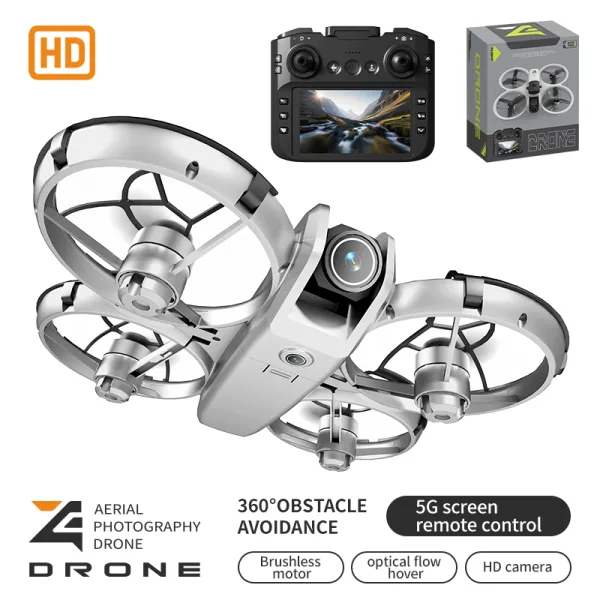 Z4 mini drone with propeller guards and HD dual camera