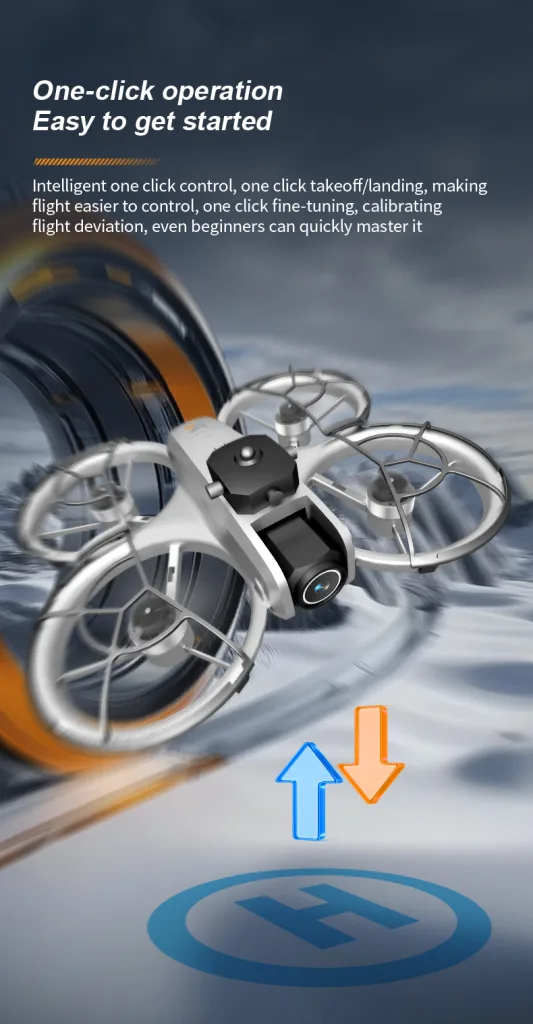 Z4 beginner drone with one-key takeoff and landing