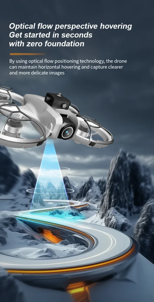 Z4 drone with optical flow positioning for stable indoor hovering