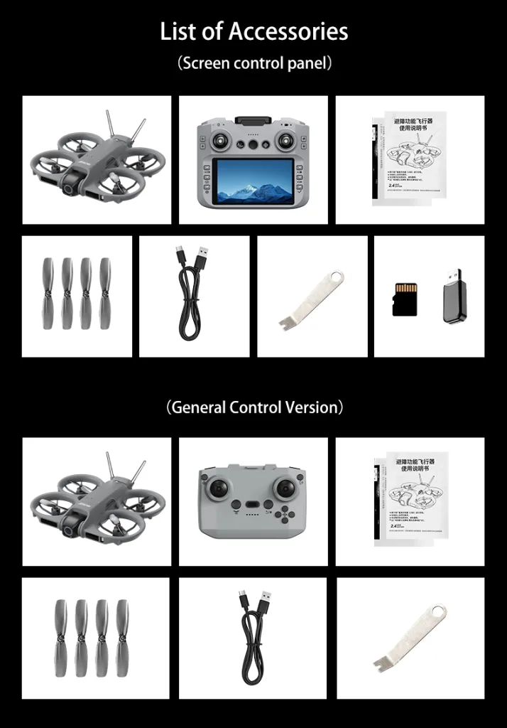 Z906 standard and screen version package contents side by side