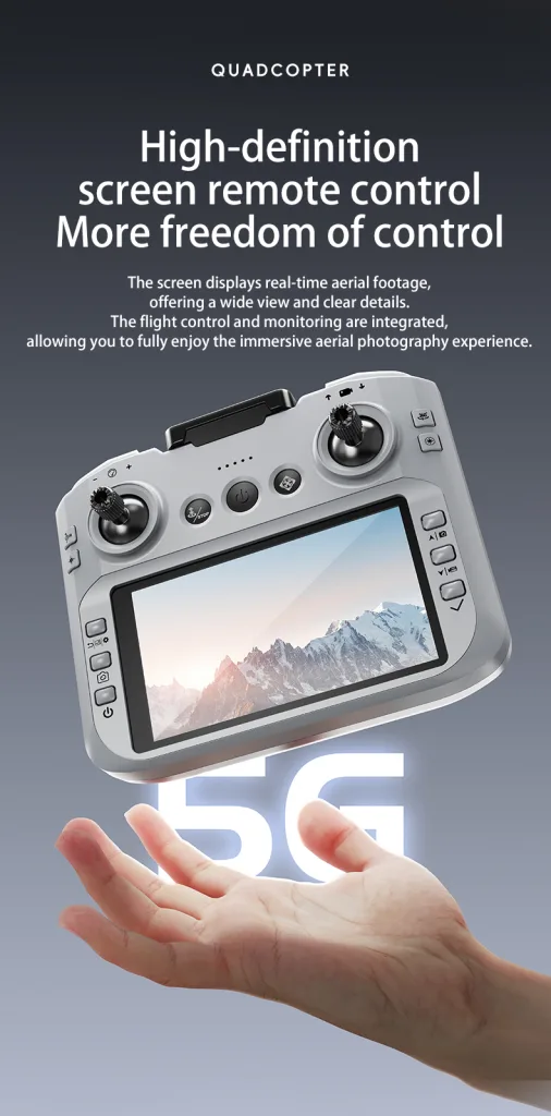 Z906 optional screen remote with real-time camera preview