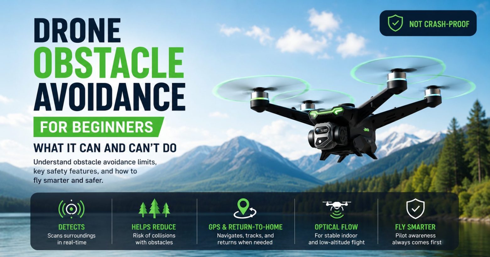 Drone obstacle avoidance for beginners