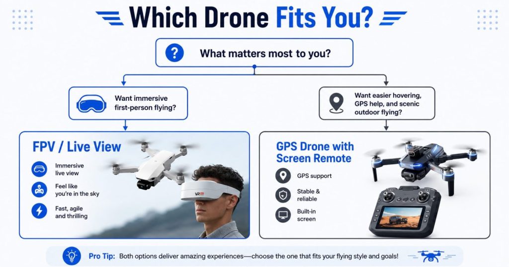 FPV or regular drone beginner decision path